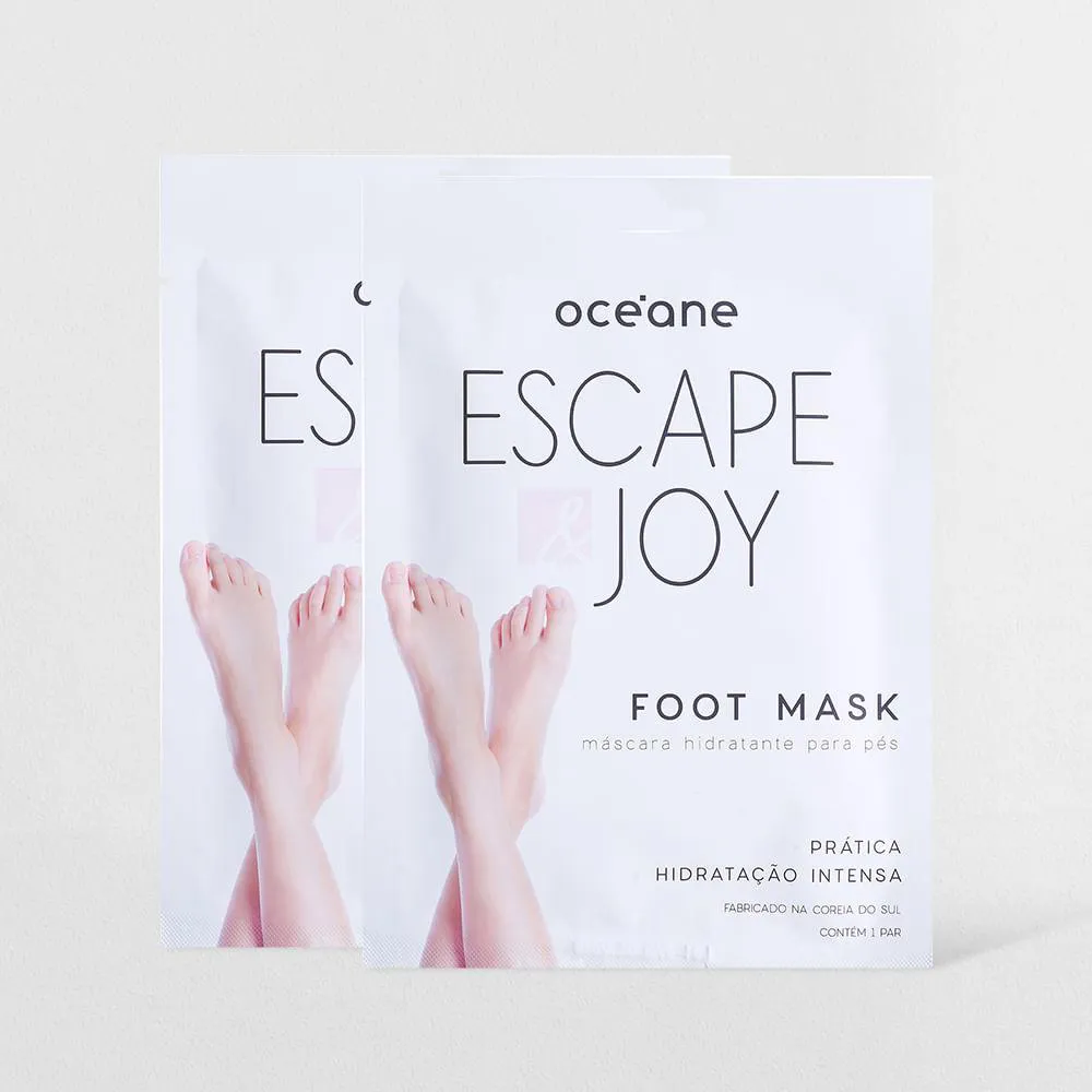 Kit Máscara Hidratante para Pés com Óleo de Coco - Foot Mask 1 Par (2 Produtos) — | Farmácia Resyla