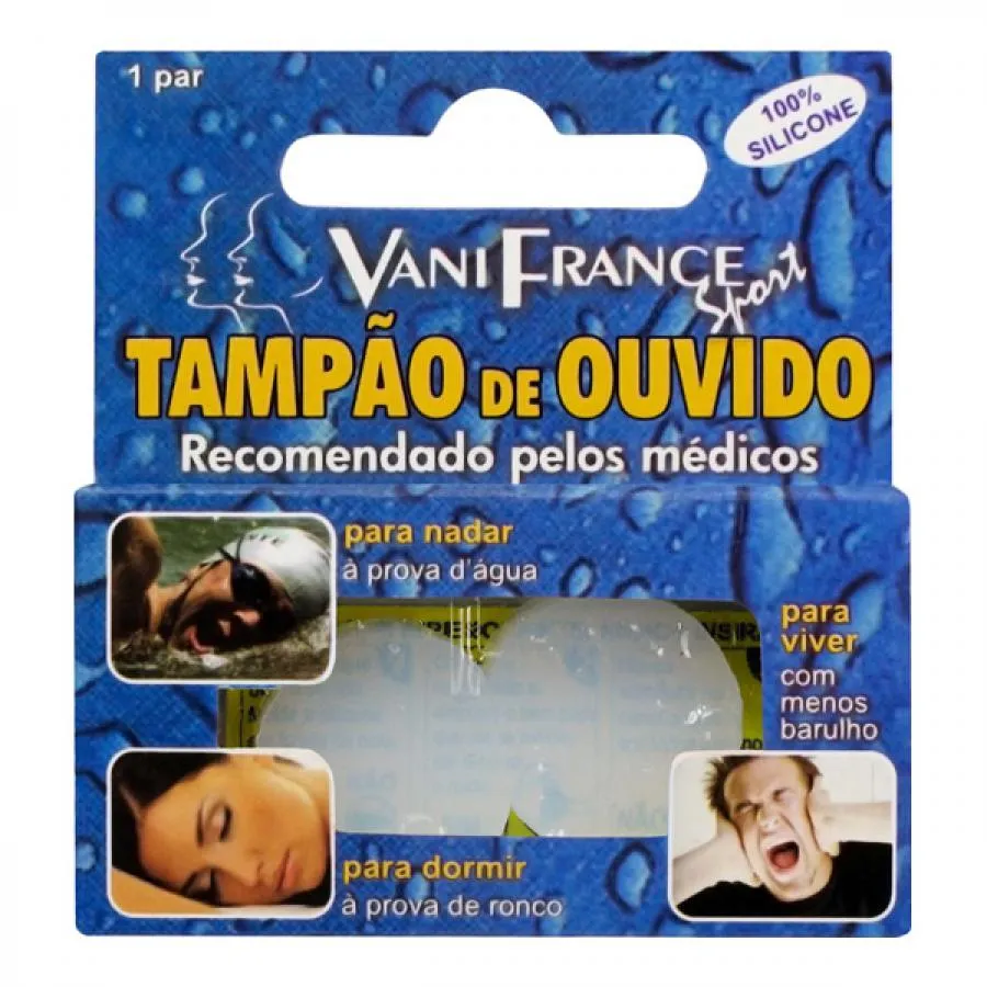 Tampoes Para Ouvido Com 1 Par Silicone — | Farmácia Resyla