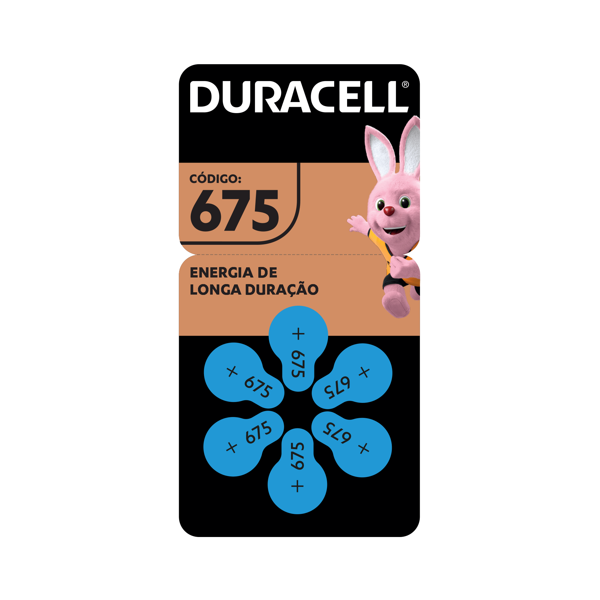 Pilha Auditiva Codigo 675 Duracell Com 6 Unidades — Duracell | Farmácia Resyla