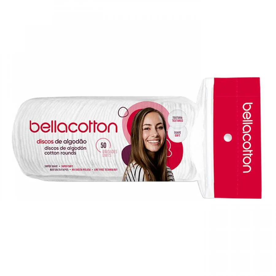 Algodão Bella Cotton Com 50 Discos — | Farmácia Resyla