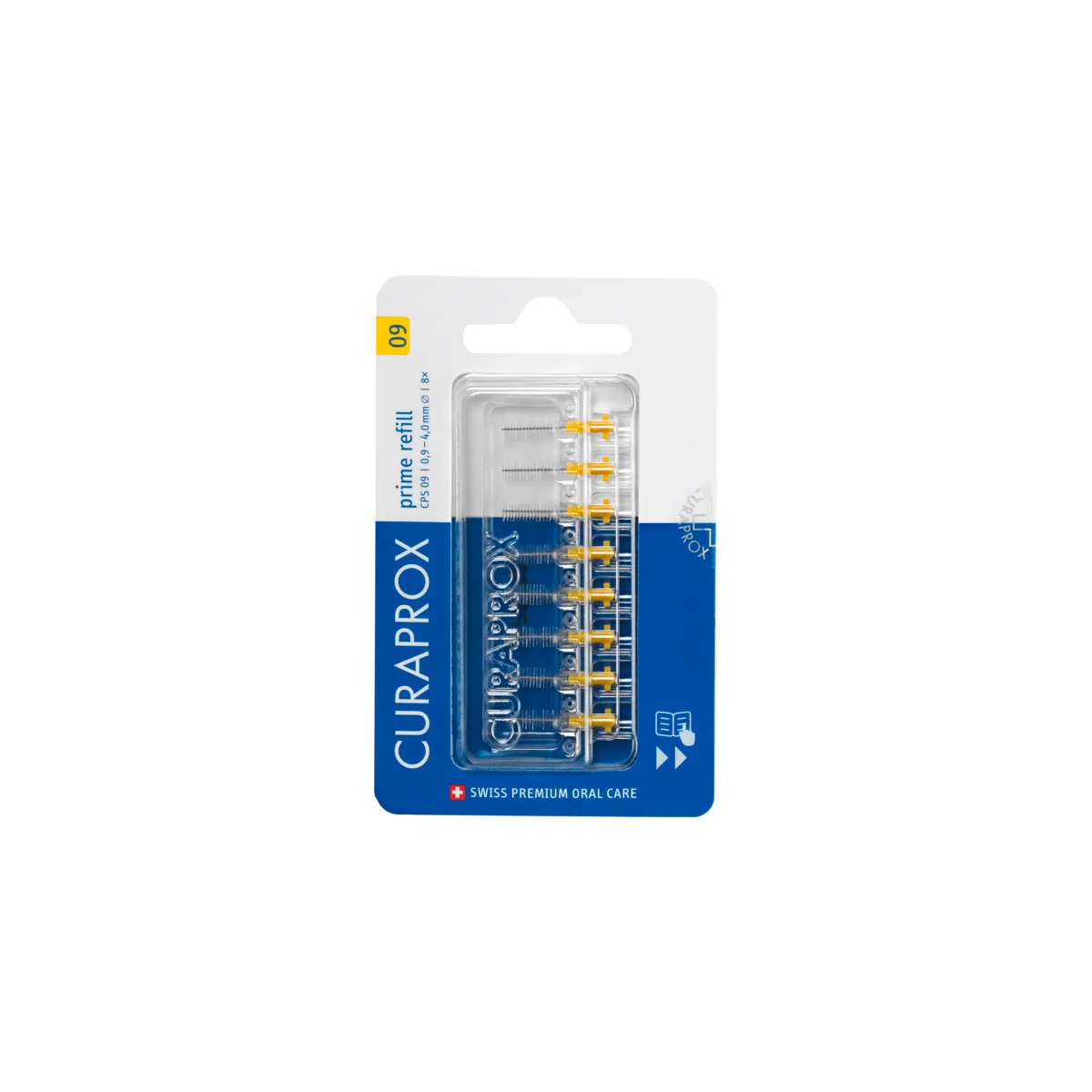 Refil para Escova Interdental Curaprox Prime 0,09mm 8 unidades — Curaprox | Farmácia Resyla
