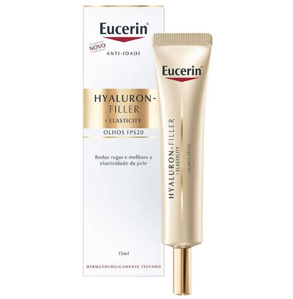 Creme de Olhos Eucerin Anti-Idade Firmador Hyaluron-Filler + Elasticity FPS20 15ml — Eucerin | Farmácia Resyla