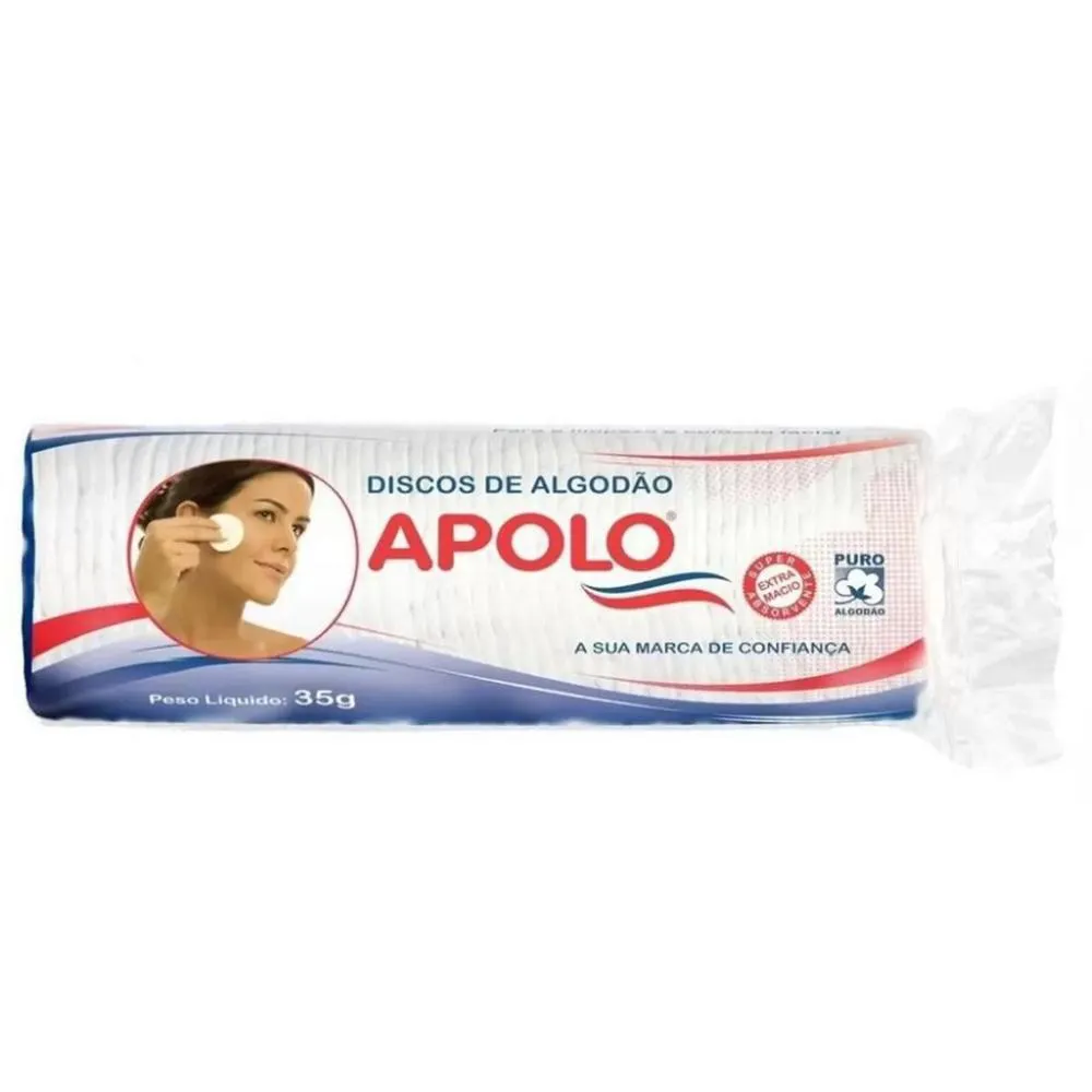 Algodao Apolo Discos Facial 35gr — Apolo | Farmácia Resyla