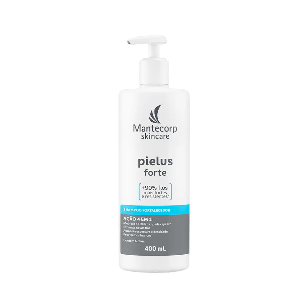 Shampoo Fortalecedor Pielus Forte 400ml Pump — | Farmácia Resyla