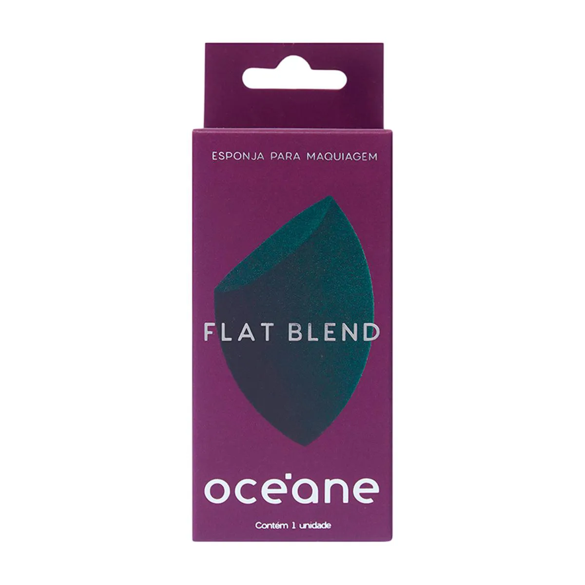 Esponja de Maquiagem Flat Blend Océane Verde 1 unidade — Océane | Farmácia Resyla