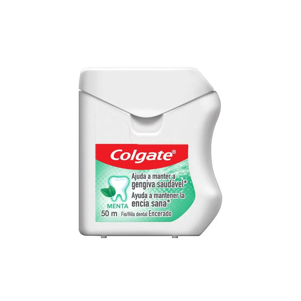 Fio Dental Colgate Encerado Menta 50m — Colgate | Farmácia Resyla