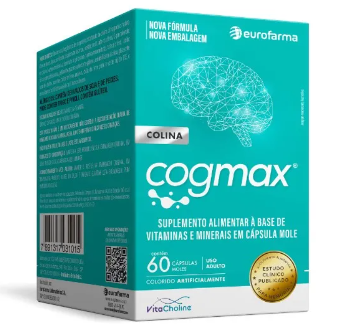 Polivitamínico Cogmax 60 cápsulas — | Farmácia Resyla