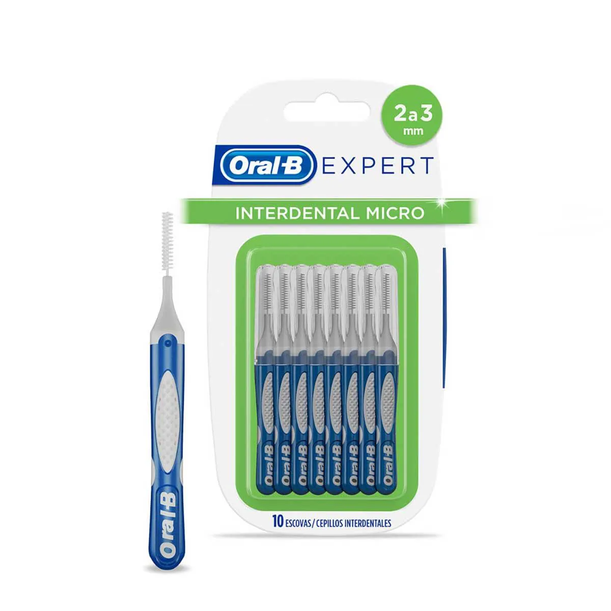 Escova Interdental Micro Oral-B Expert 2 a 3mm com 10 unidades — Oral-B | Farmácia Resyla