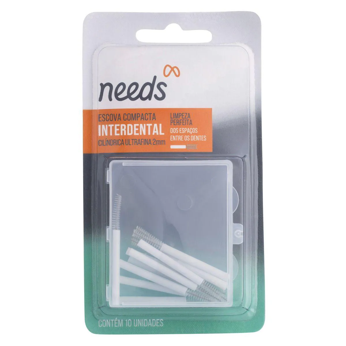 Escova Interdental Needs Cilíndrica Ultrafina 2mm 10 Unidades — Needs | Farmácia Resyla