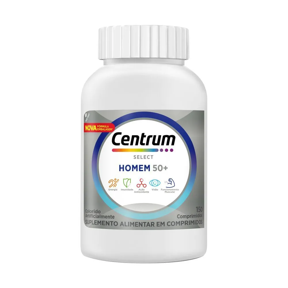 Centrum Select Homem 50+ Com 150 Comprimidos — Centrum | Farmácia Resyla