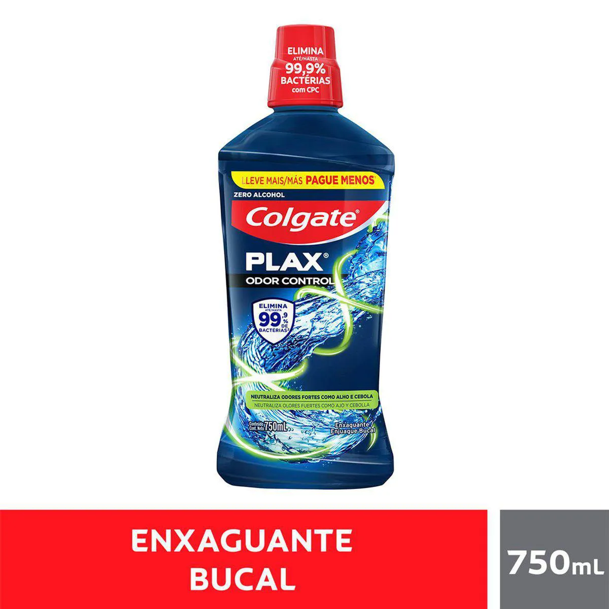 Enxaguante Bucal Sem Álcool Colgate Plax Odor Control 750ml — Colgate | Farmácia Resyla
