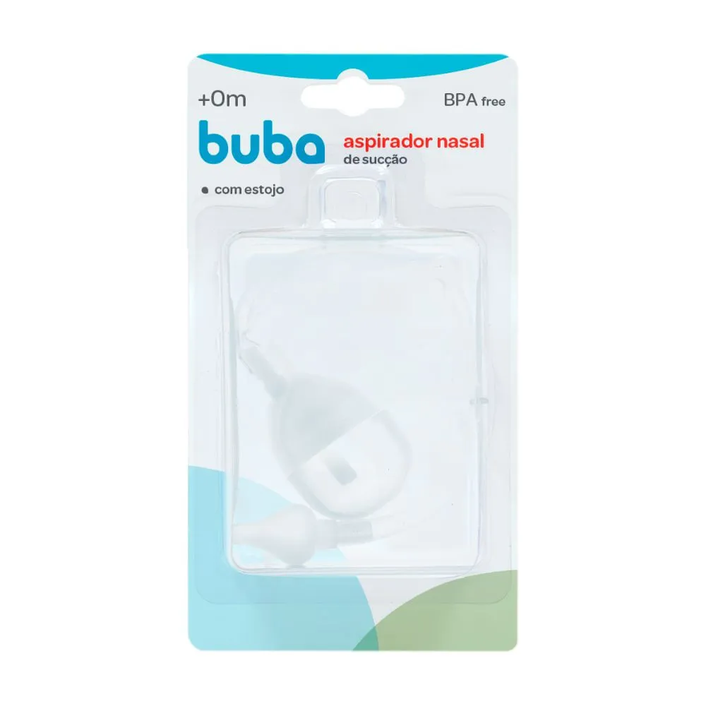 Aspirador Nasal De Succao Buba Com Estojo Transparente 11859 — | Farmácia Resyla