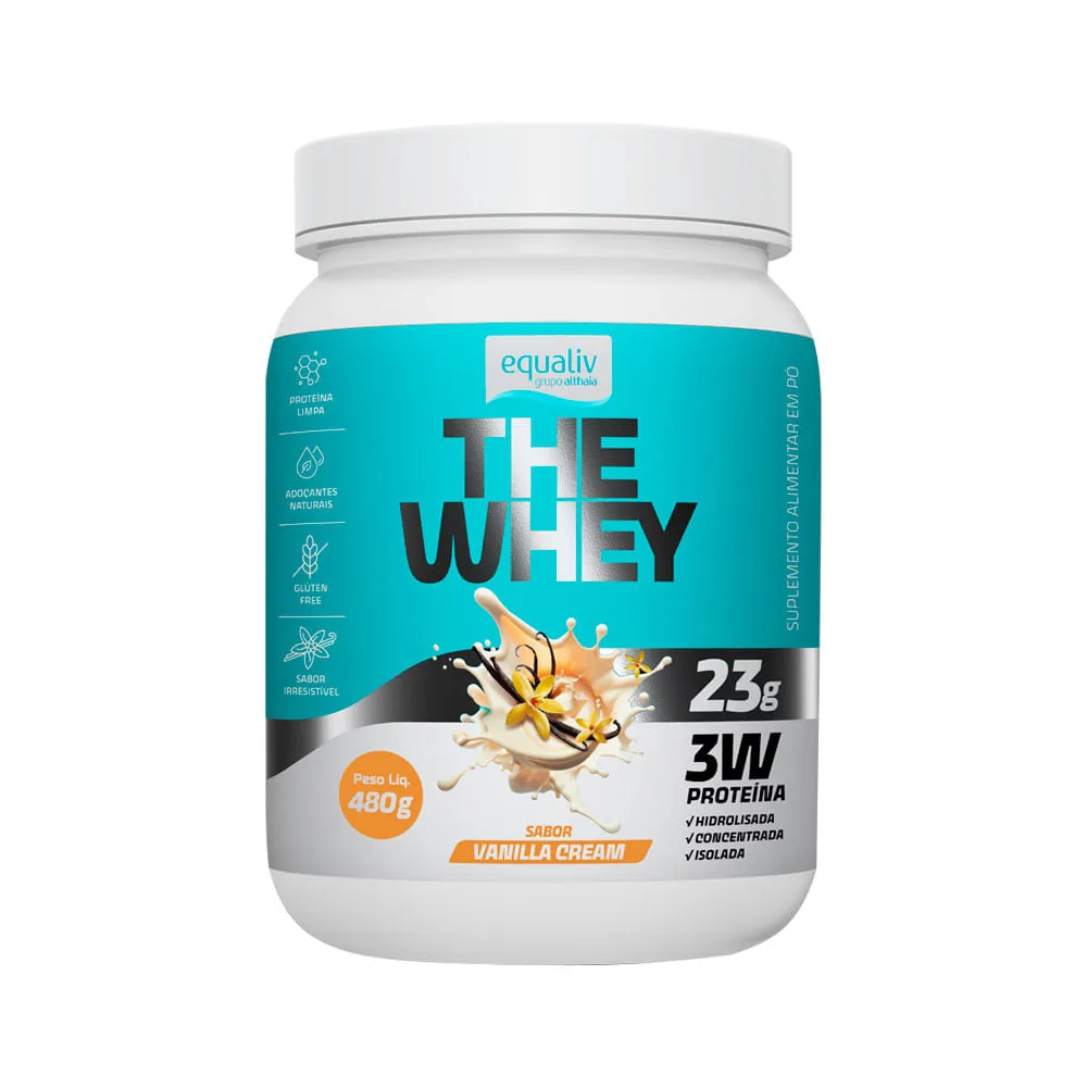 Equaliv The Whey Vanilla Cream 480gr — | Farmácia Resyla