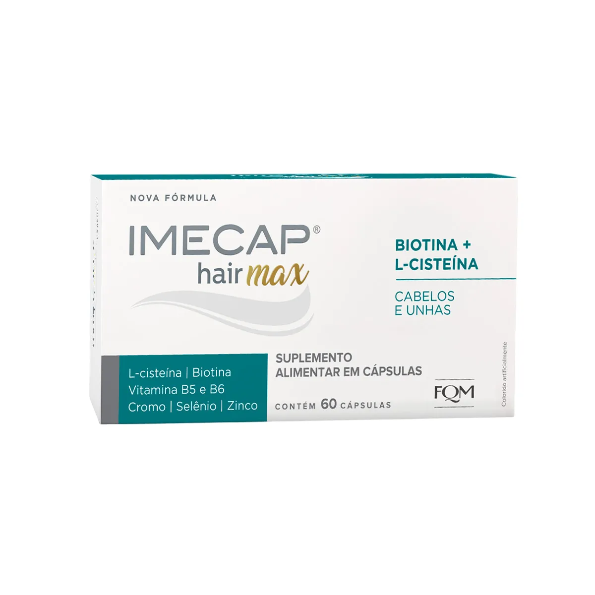 Suplemento Vitamínico Imecap Hair Max Cabelos e Unhas - 60 Cápsulas — | Farmácia Resyla