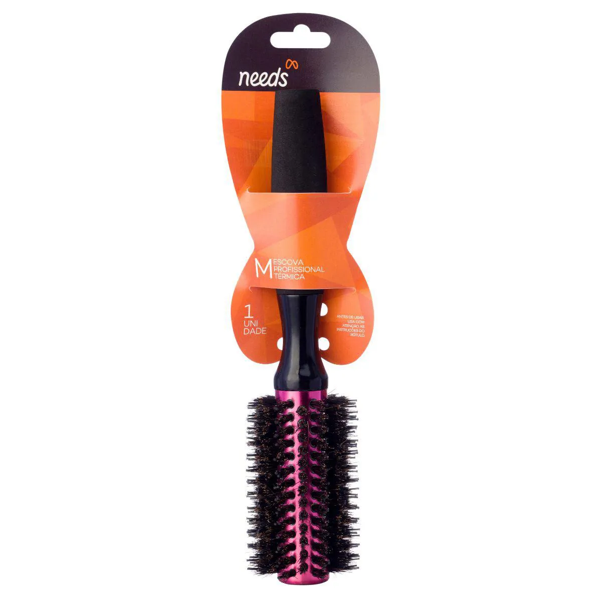 Escova de Cabelo Modeladora Térmica Needs Média 1 Unidade — Needs | Farmácia Resyla