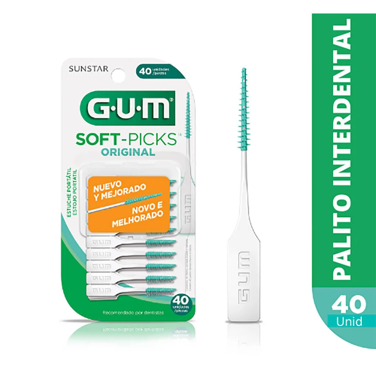 Palito Interdental G.U.M Soft Picks Original 40 unidades — | Farmácia Resyla