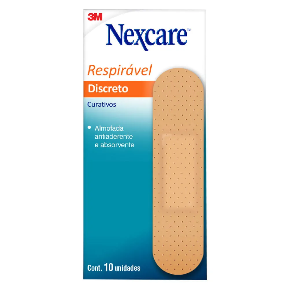 Curativo 3m Nexcare Com 10 Adesivos Tradicionais Bege — | Farmácia Resyla