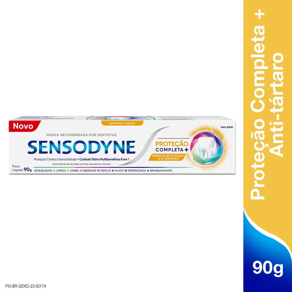 Creme Dental Sensodyne 90gr Protecao Completa Anti-tartaro — Sensodyne | Farmácia Resyla