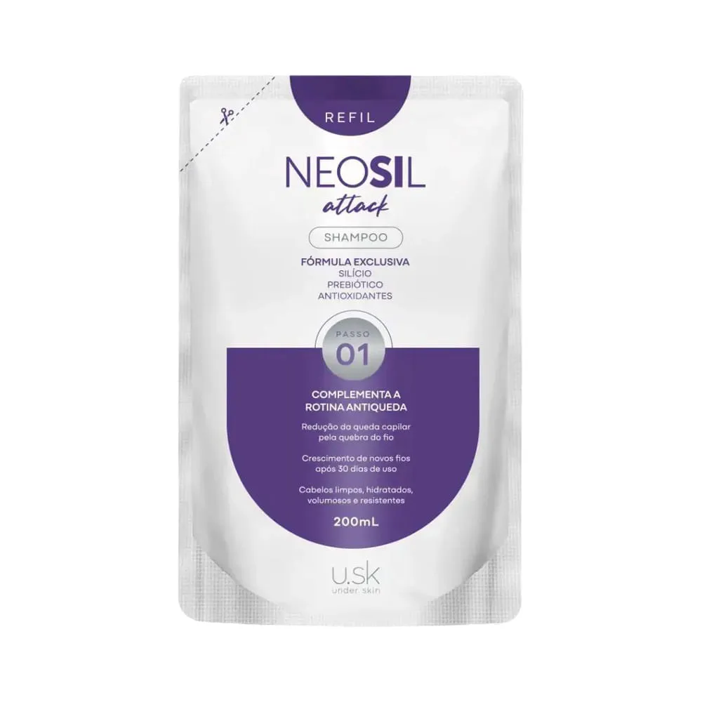 Shampoo Neosil Attack Antiqueda Refil 200ml — | Farmácia Resyla