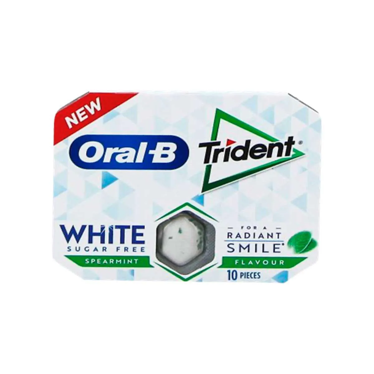 Goma de Mascar Trident Oral B Hortelã Sem Açúcar 10 unidades — Trident | Farmácia Resyla