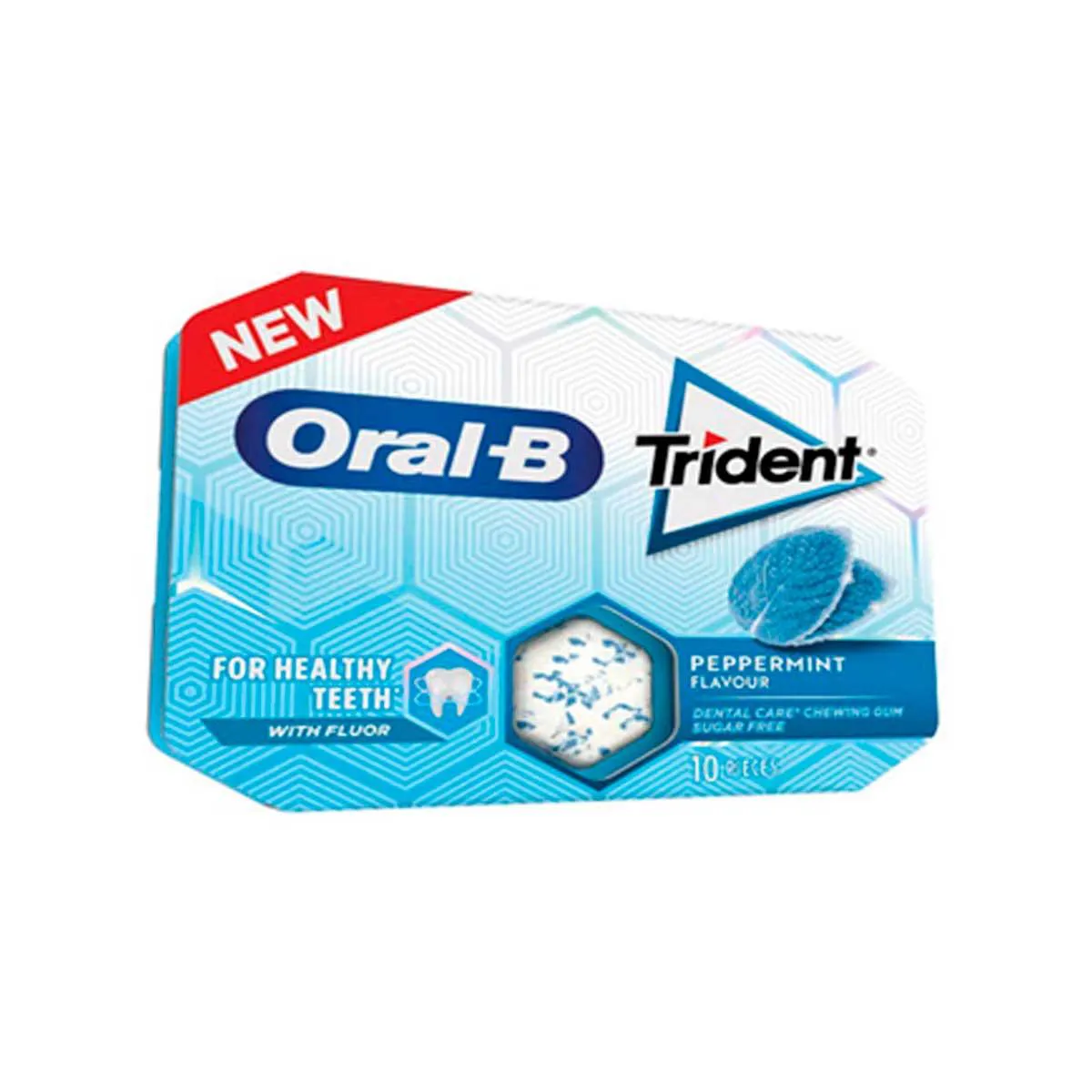 Goma de Mascar Trident Oral B Menta Sem Açúcar 10 unidades — Trident | Farmácia Resyla