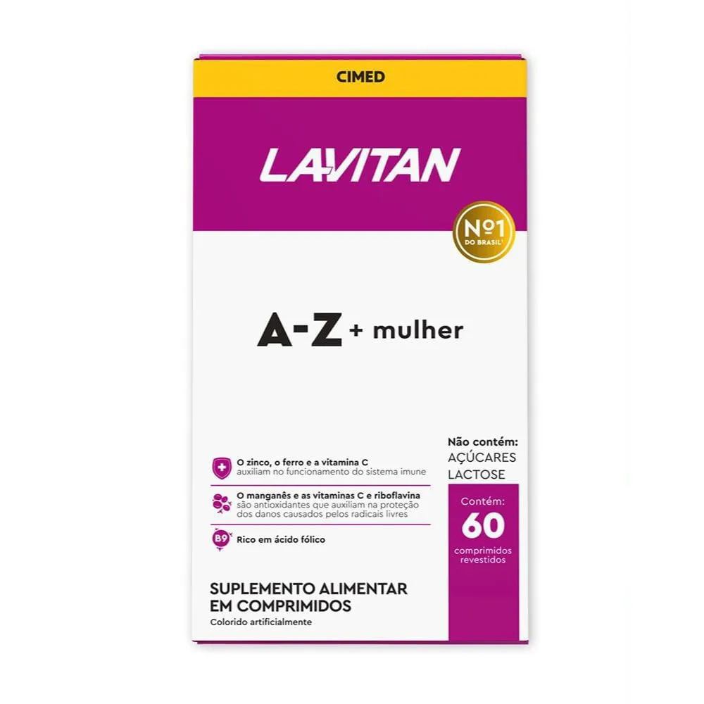 Lavitan Mulher Com 60 Drágeas — | Farmácia Resyla