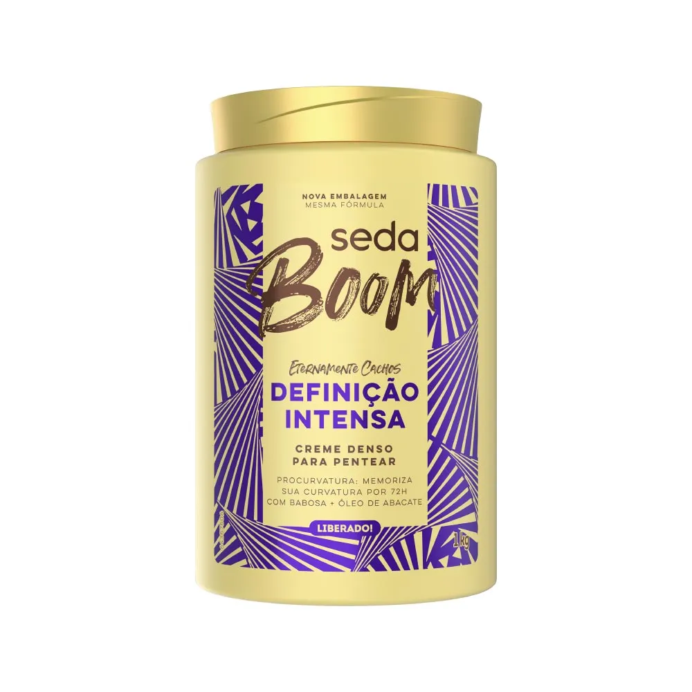 Creme Para Pentear Seda Boom 1kg Definicao Intensa — Seda | Farmácia Resyla