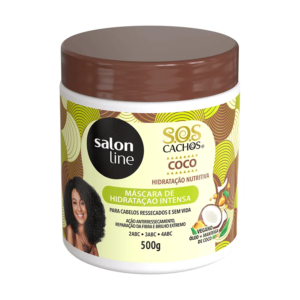 Máscara de Hidratação Salon Line S.OS Coco Tratamento Profundo 500g — Salon Line | Farmácia Resyla