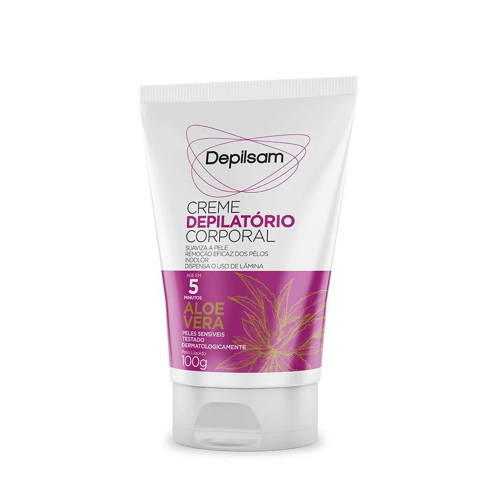 Creme Depilatório Corporal Depilsam Aloe Vera 100g — Depilsam | Farmácia Resyla