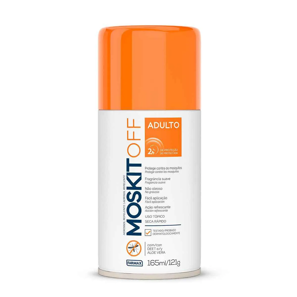 Repelente Moskitoff Adulto Aerosol Deet 165ml — | Farmácia Resyla