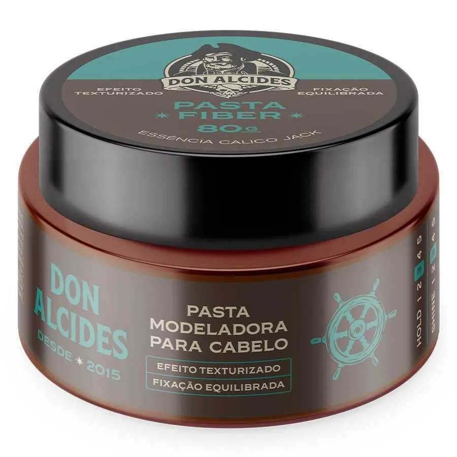 Pasta Fiber Calico Jack Pomada para Cabelo Média Fixação 80G Don Alcides — | Farmácia Resyla