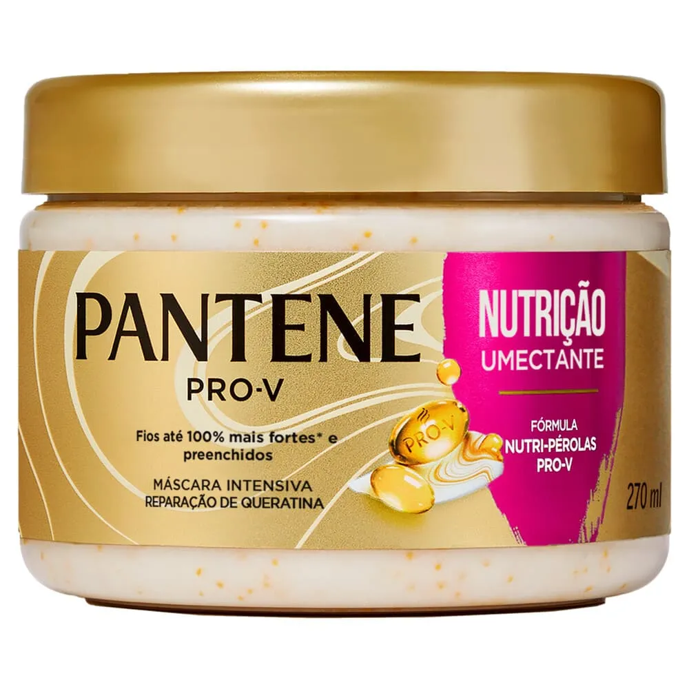 Máscara De Tratamento Pantene Nutrição Umectante 270ml — Pantene | Farmácia Resyla