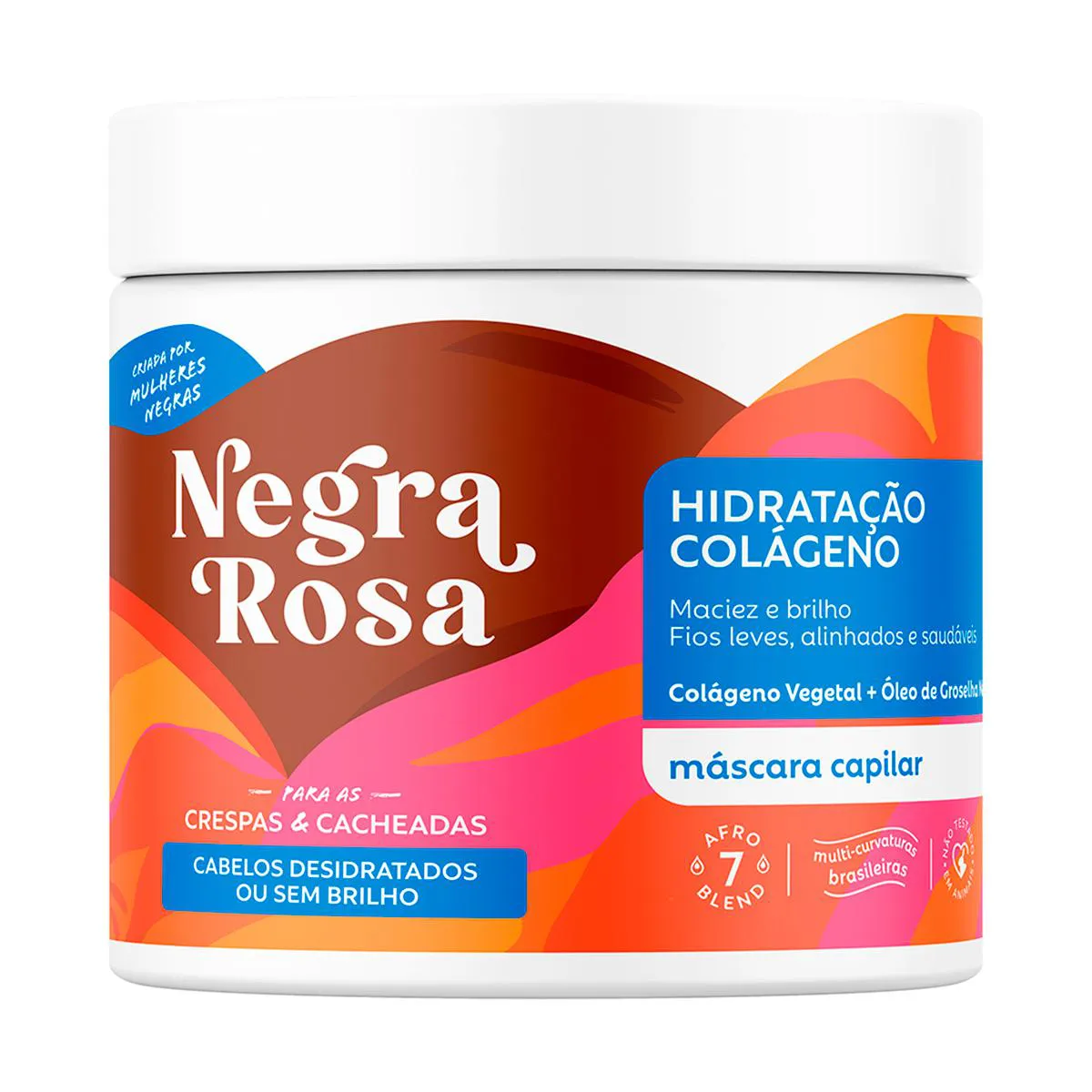 Máscara Capilar de Hidratação Negra Rosa Colágeno 500g — | Farmácia Resyla