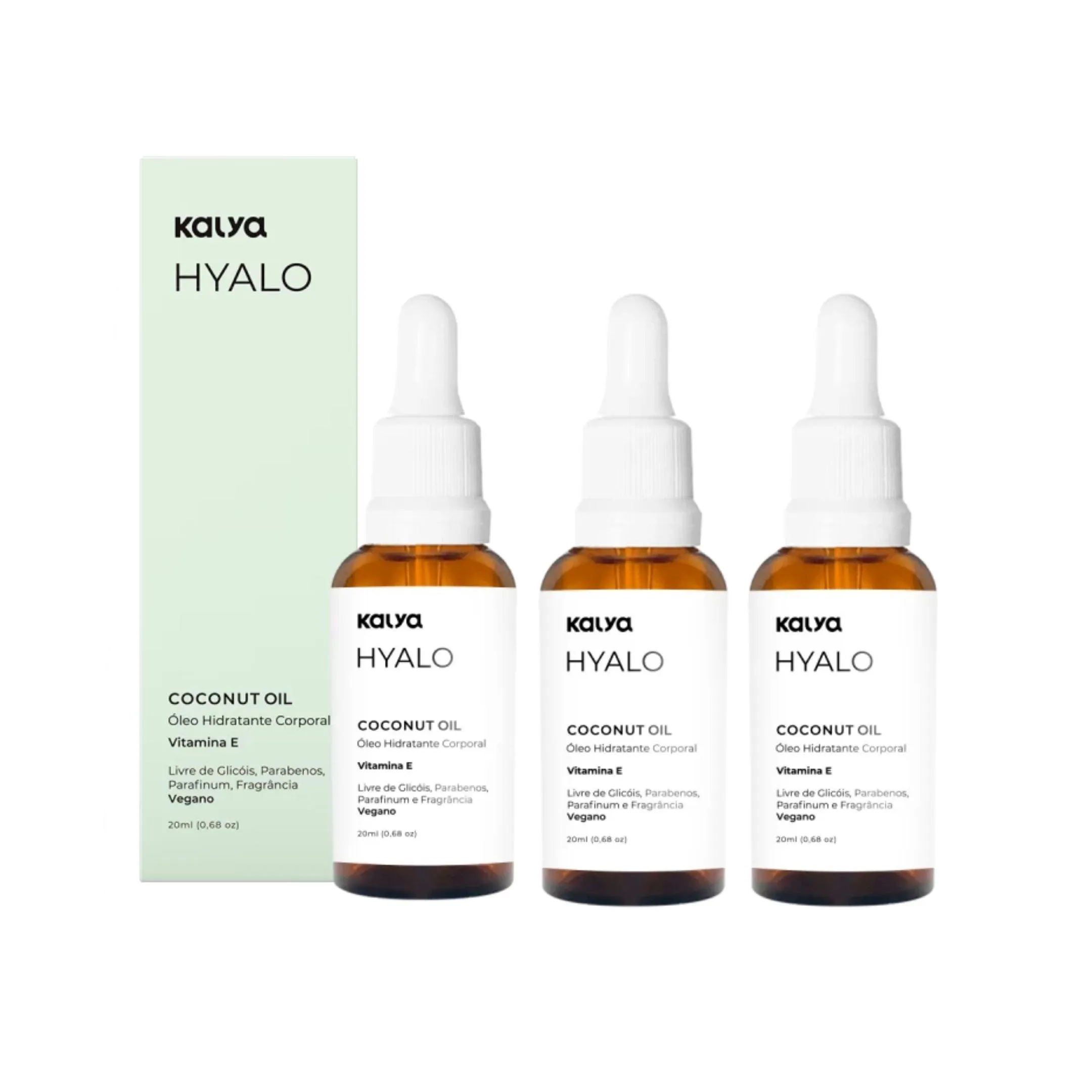 3 Oleo de Coco Cuidado Intimo Puro sem Perfume Hyalo Coconut — | Farmácia Resyla
