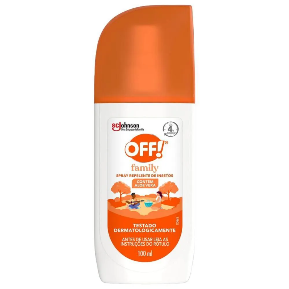 Repelente de Insetos Off! Spray Family 100ml — Off! | Farmácia Resyla