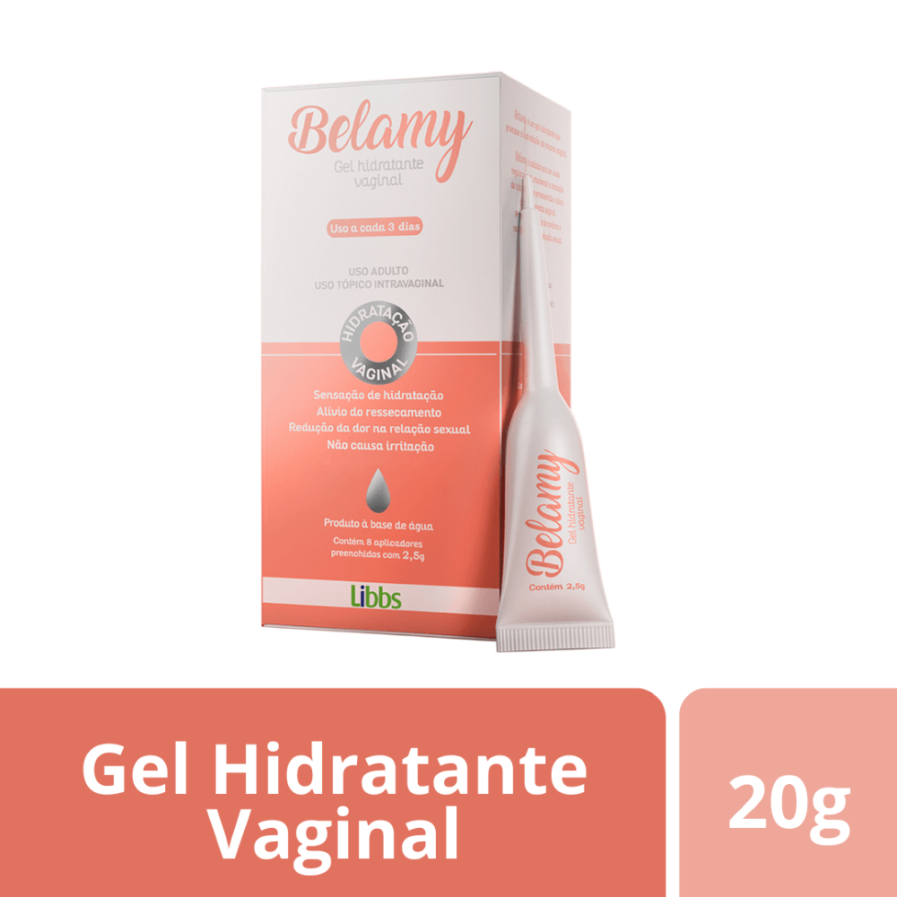Belamy Gel Hidratante Vaginal Com 20g + 8 Aplicadores De 2,5g Cada — | Farmácia Resyla