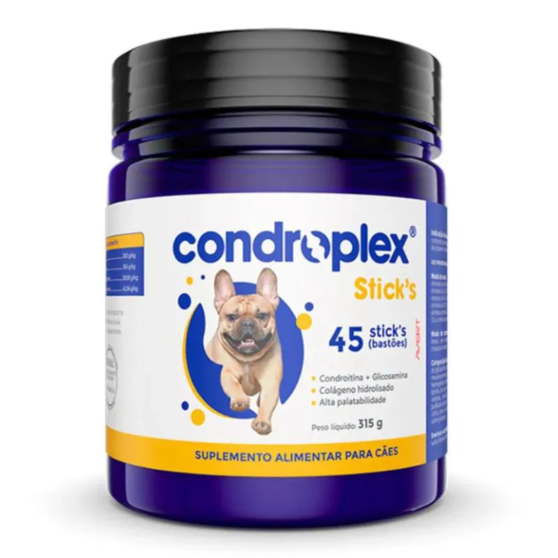 Suplemento Alimentar Condroplex Stick´s Articulação para Cães com 45 Bastões — | Farmácia Resyla