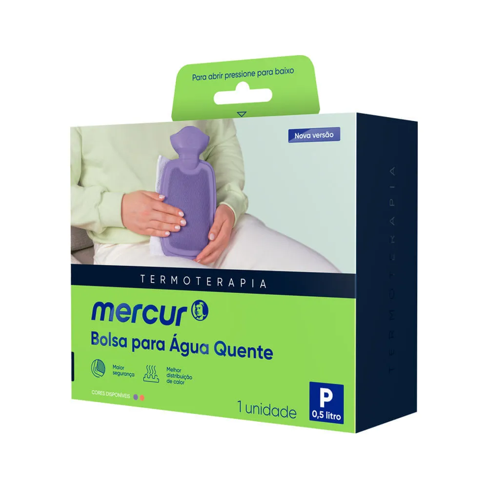Bolsa Para Agua Quente Mercur Termoterapia P 500ml Lilas Com 1 Unidade — | Farmácia Resyla