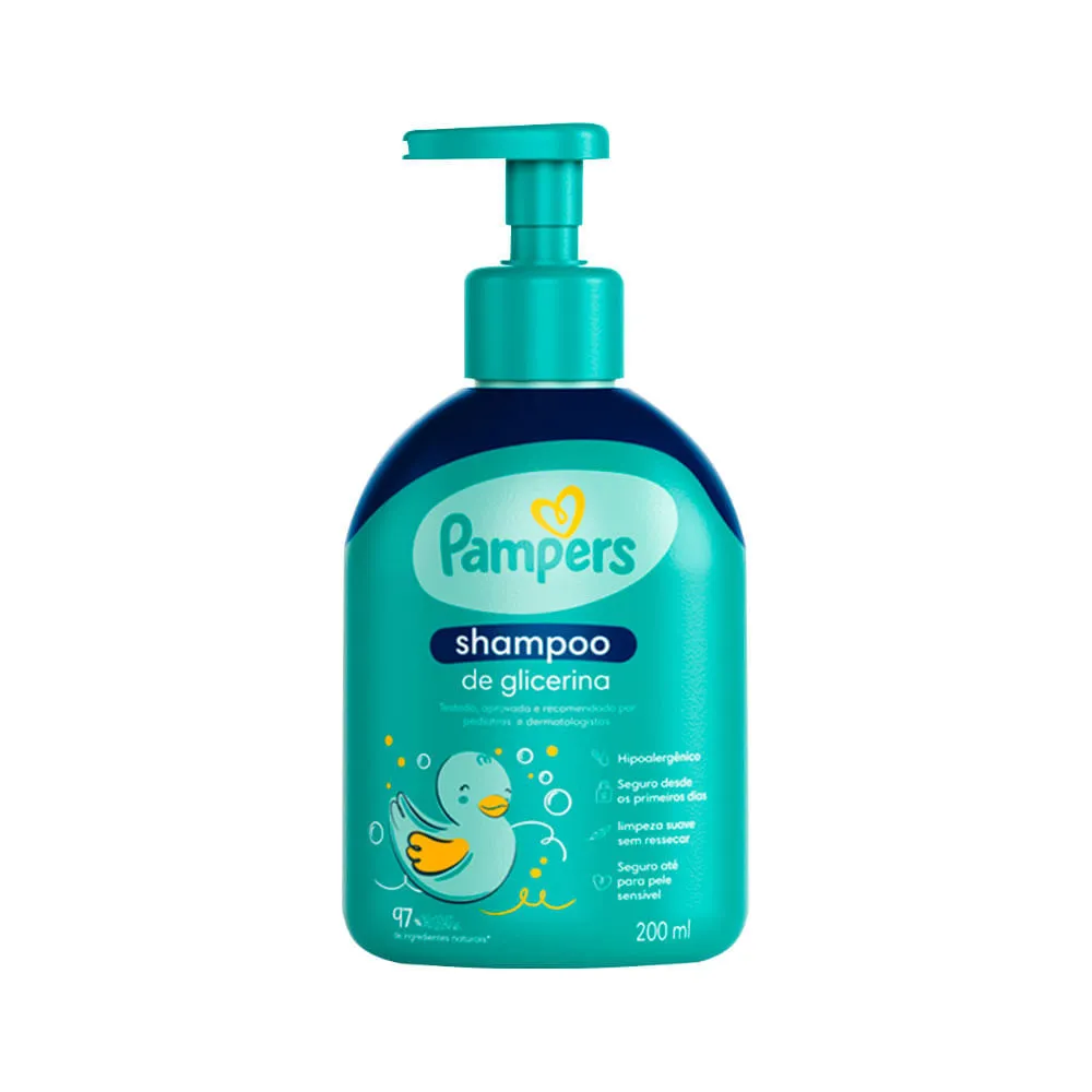 Shampoo Pampers 200ml Glicerina — Pampers | Farmácia Resyla