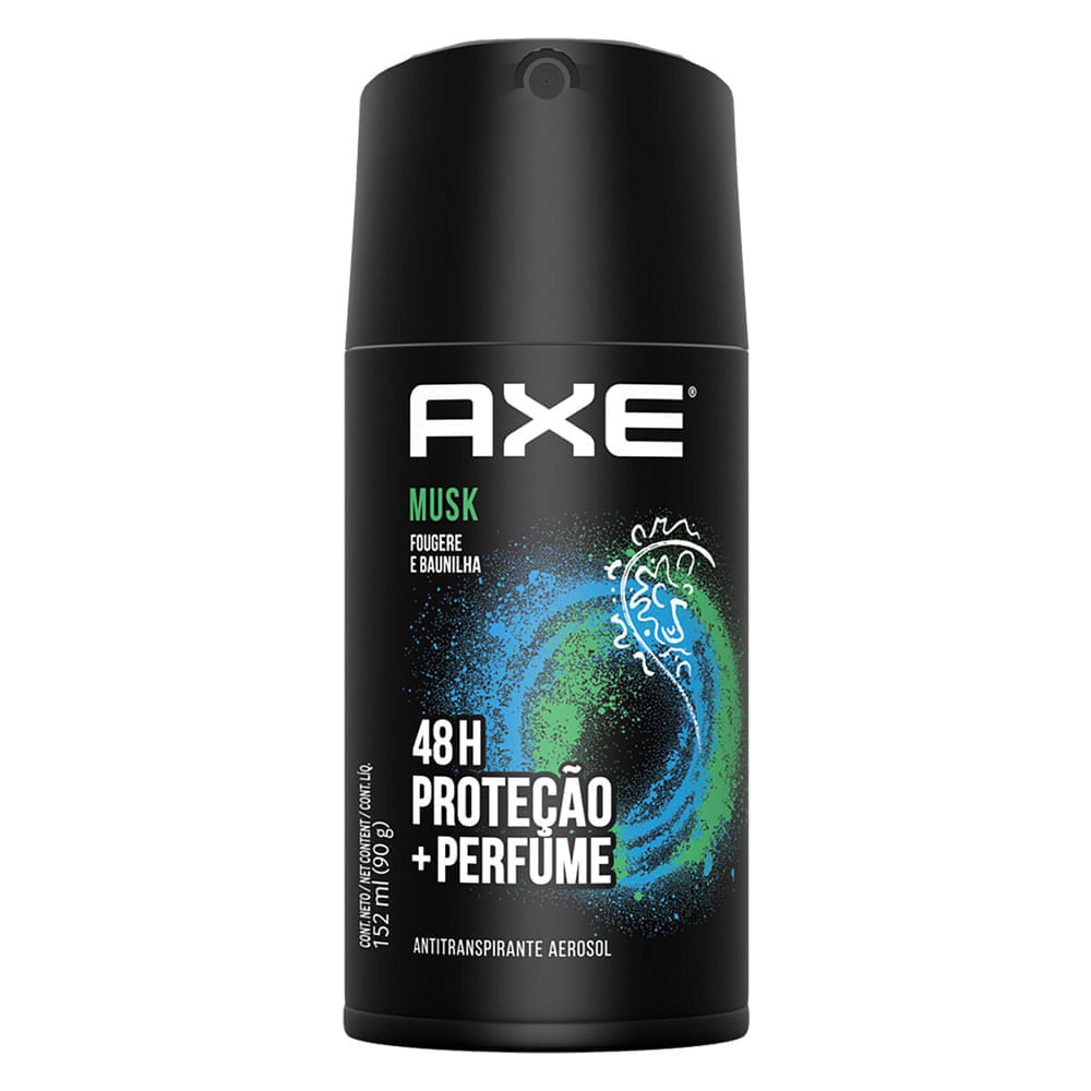 Desodorante Axe Masculino 152ml Musk — | Farmácia Resyla