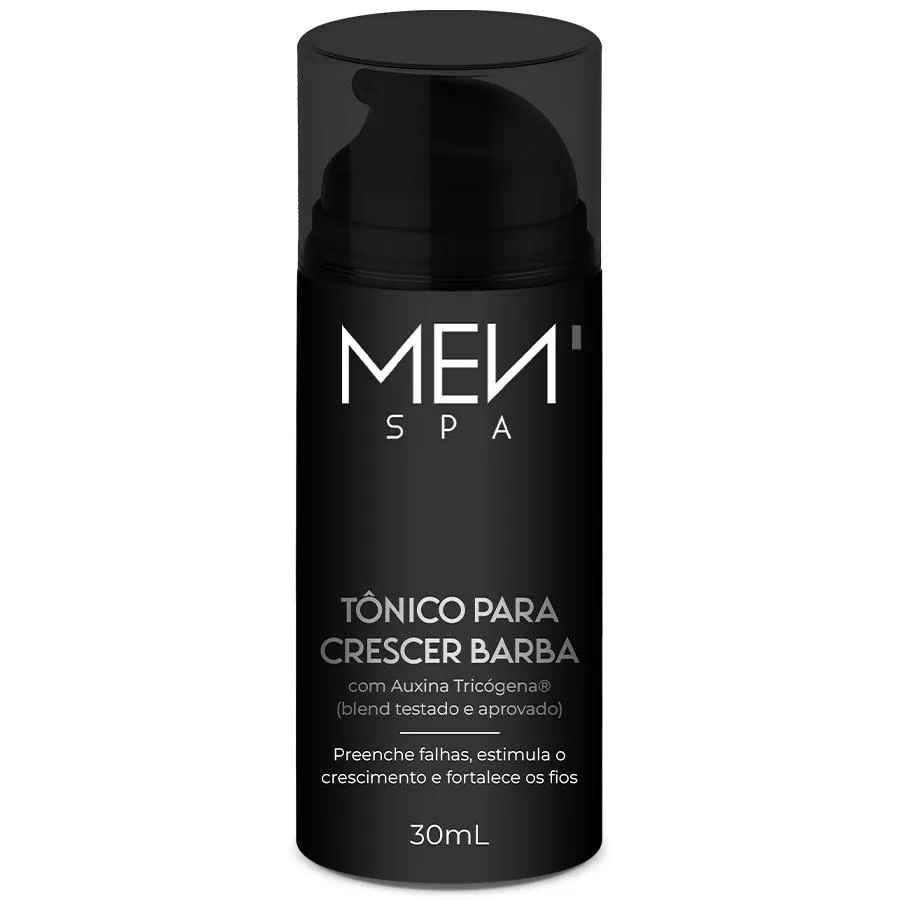Tônico para Crescer Barba 30 Dias - Acelera e Preenche Falhas 30ml Menspa — | Farmácia Resyla