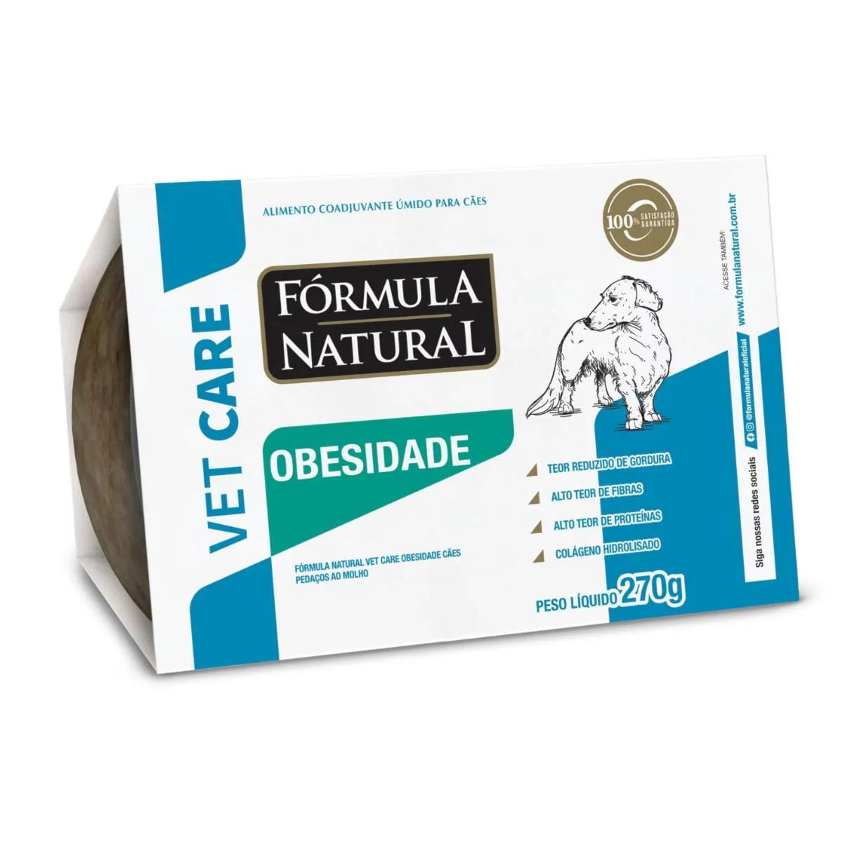 Ração Úmida Fórmula Natural Vet Care Obesidade 270Gr Cães Adultos — | Farmácia Resyla