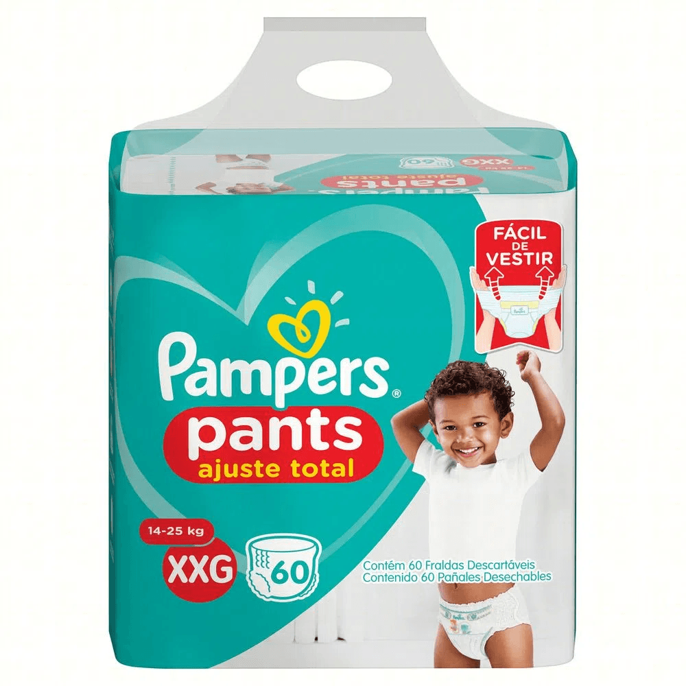Fralda Pampers Pants Com 60 Tamanho Xxg — Pampers | Farmácia Resyla