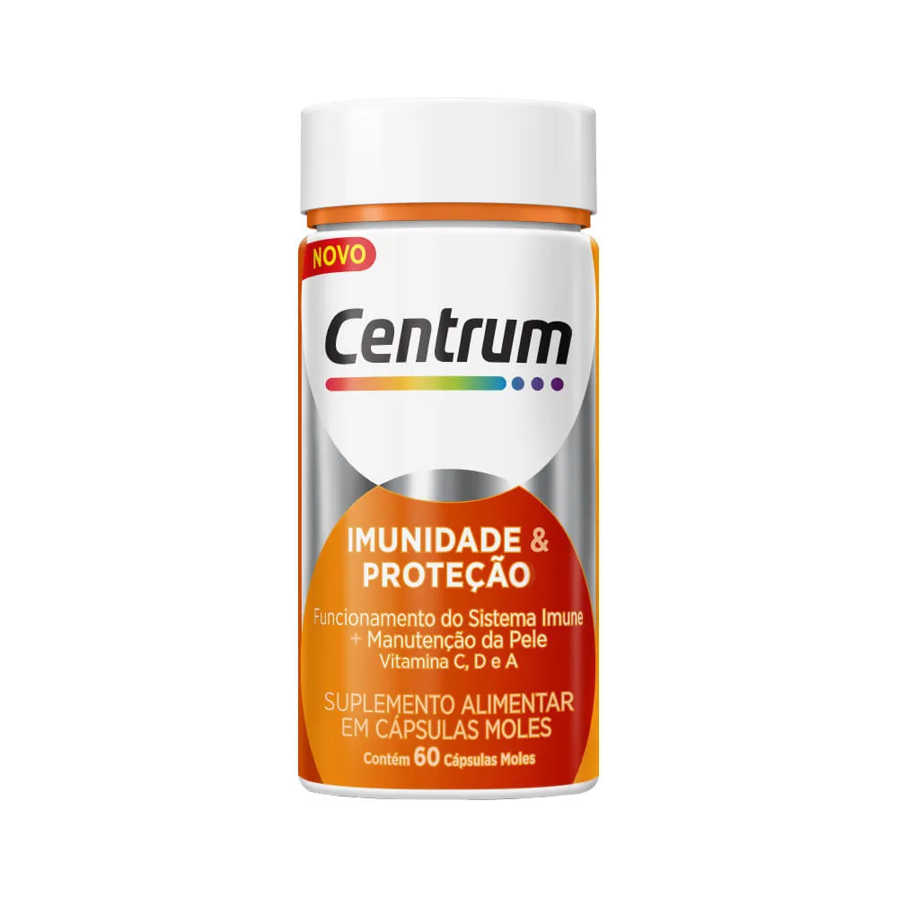 Centrum Multivitaminico Imunidade E Protecao Com Vitaminas C E Zinco 60 Caps — Centrum | Farmácia Resyla