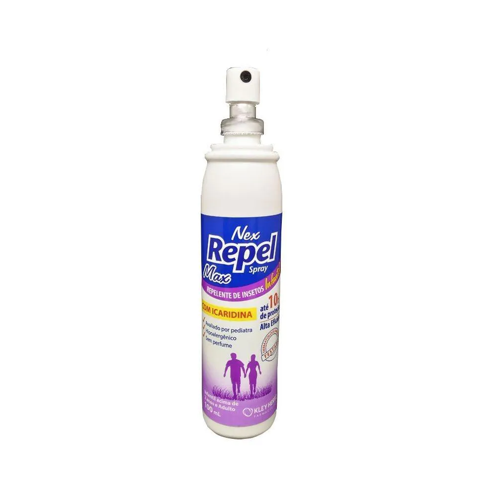Nex Repel Repelente Spray Infantil Icaridina 100ml Kley Hert — | Farmácia Resyla