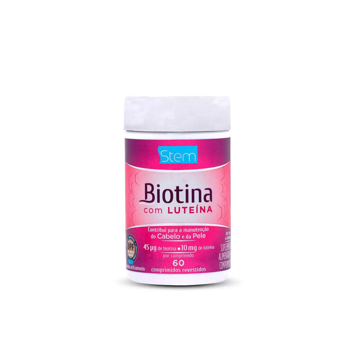 Biotina Plus com Luteína Stem Pharmaceutical com 60 comprimidos — | Farmácia Resyla