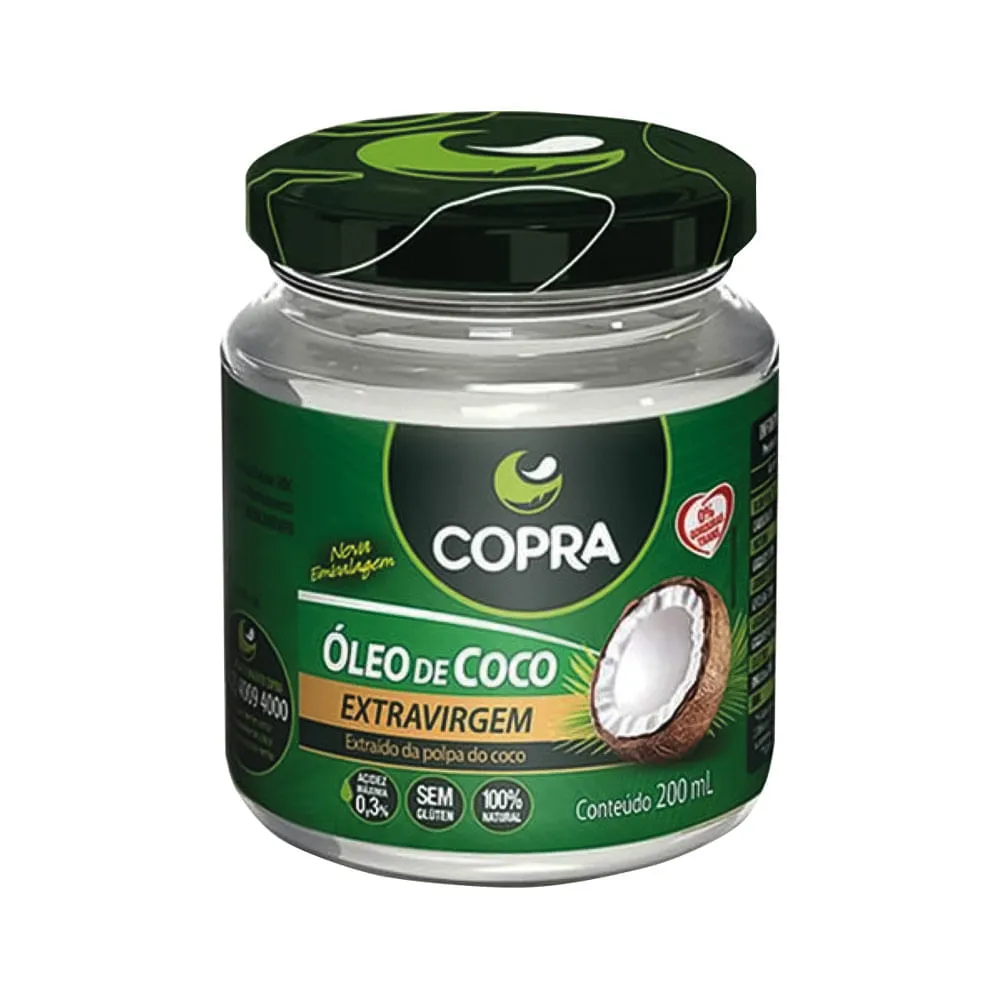 Oleo De Coco Copra Extra Virgem 200ml — | Farmácia Resyla