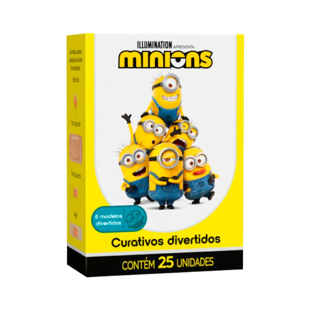Curativos Cremer Minions Com 25 Unidades — Cremer | Farmácia Resyla