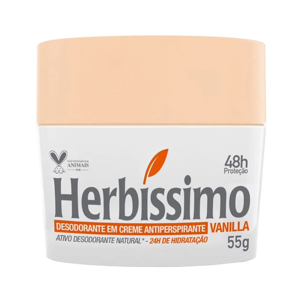Desodorante Em Creme Herbissimo Vanilla 55gr — | Farmácia Resyla