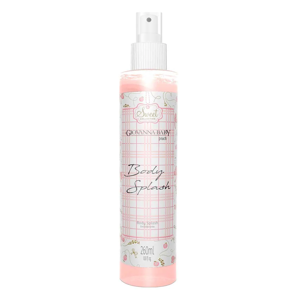 Body Splash Desodorante Corporal Giovanna Baby Peach 260ml — Giovanna Baby | Farmácia Resyla